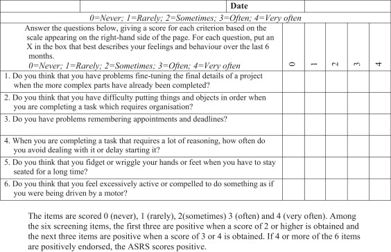 Quick screening tool